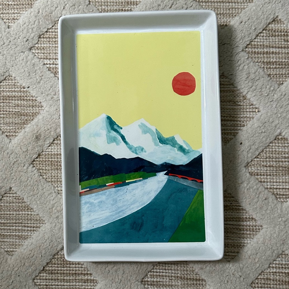 West Elm decorative rectangular dish